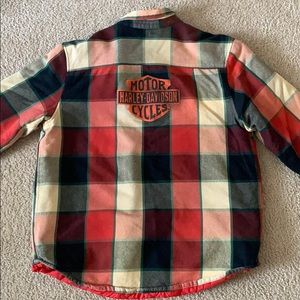 Harley Davidson - Plaid Shirt Jacket